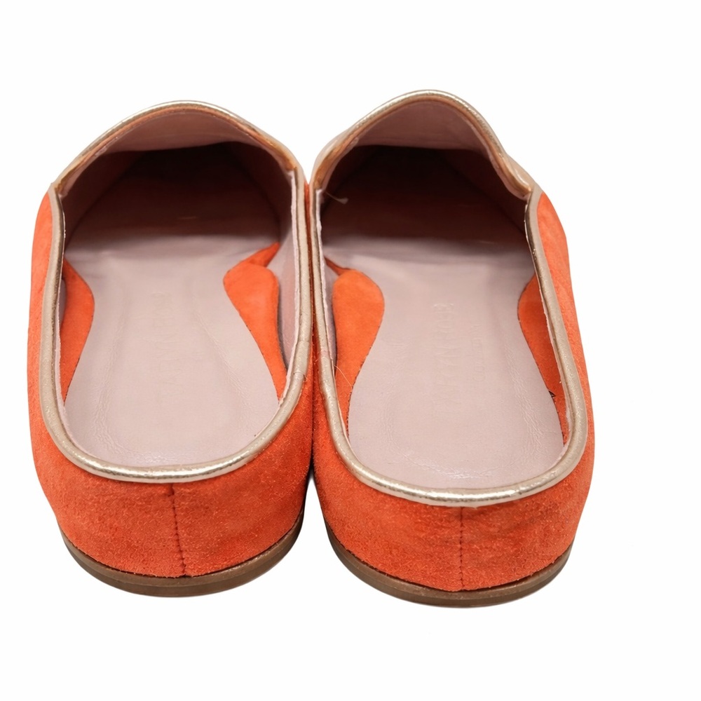 TARYN ROSE Renatta Suede Wedge Pointed Toe Mules! - Picture 4 of 5